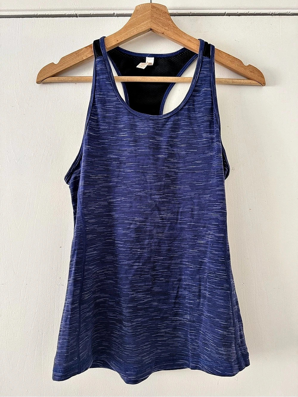 Lucy Tech Racerback Athletic Tank Top Blue Medium